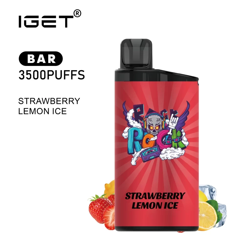 Strawberry lemon ice iget bar