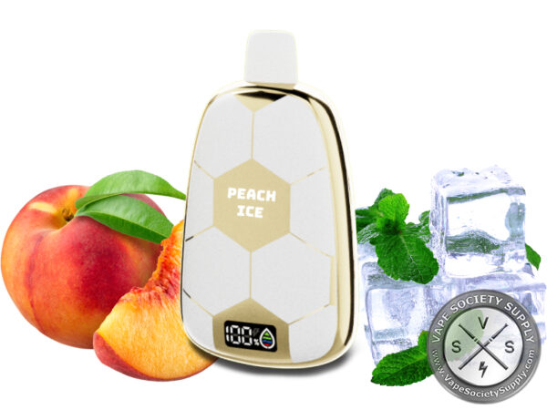 Ronaldinho 15k puffs disposable peach ice